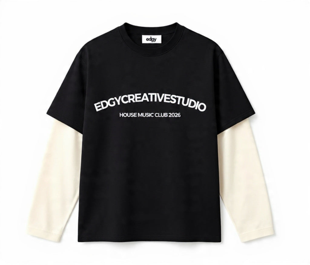 HOUSE MUSIC CLUB 2026 DOUBLE SLEEVE BLACK & WHITE
